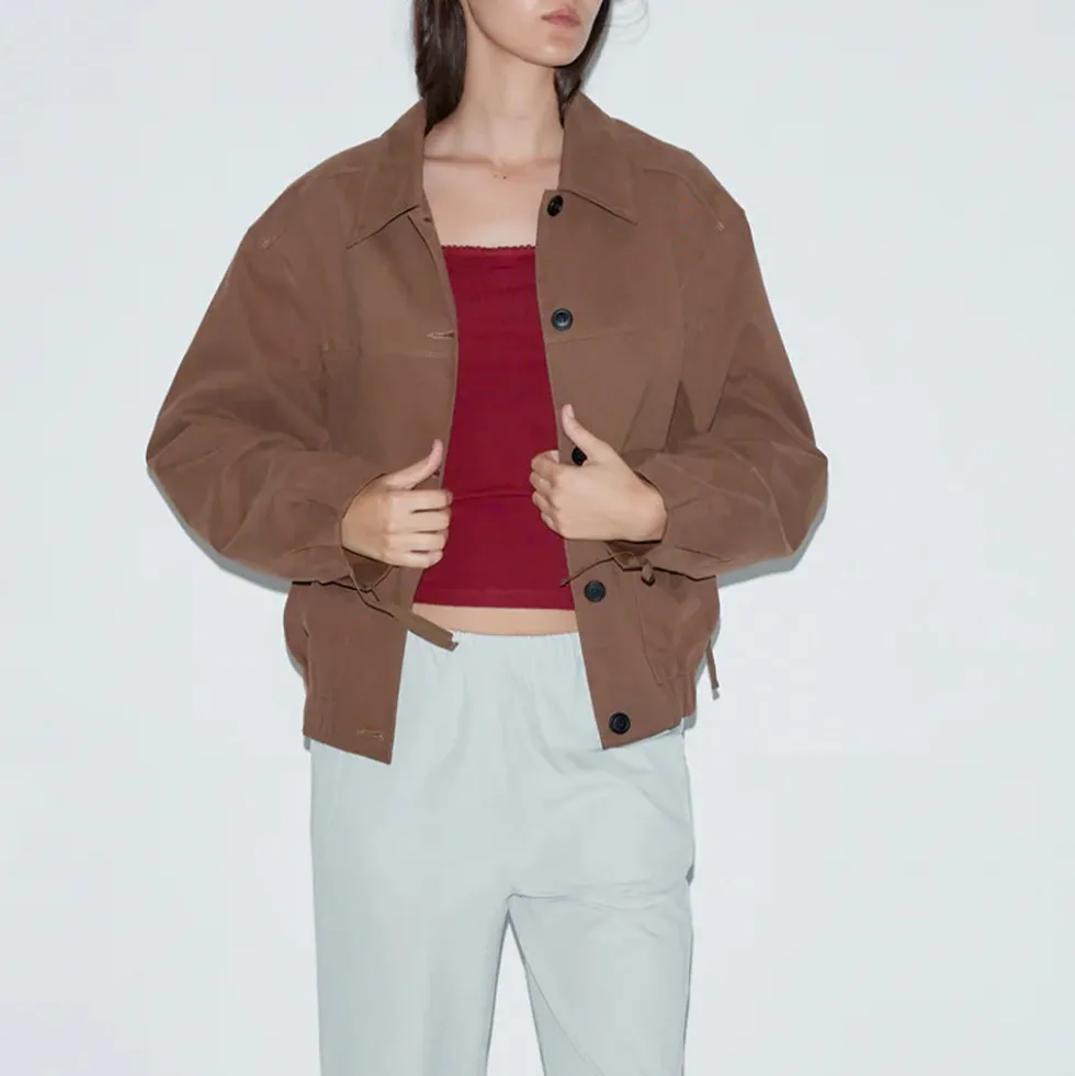 Deiji Studio - Veste Boutonnée - Marron