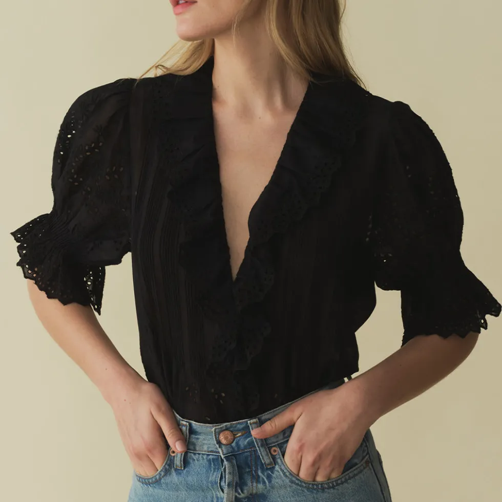 Dôen - Blouse Henri - Noir