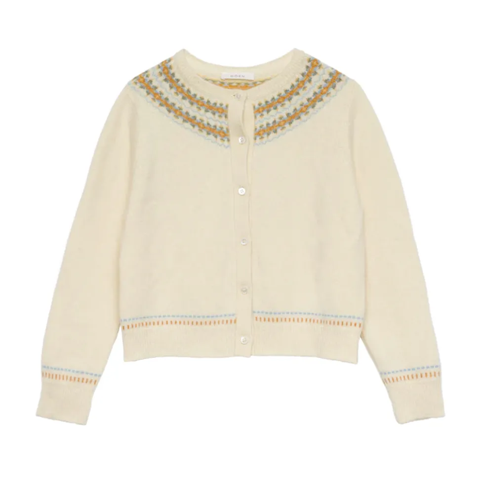 Dôen - Cardigan Olympe - Jaune