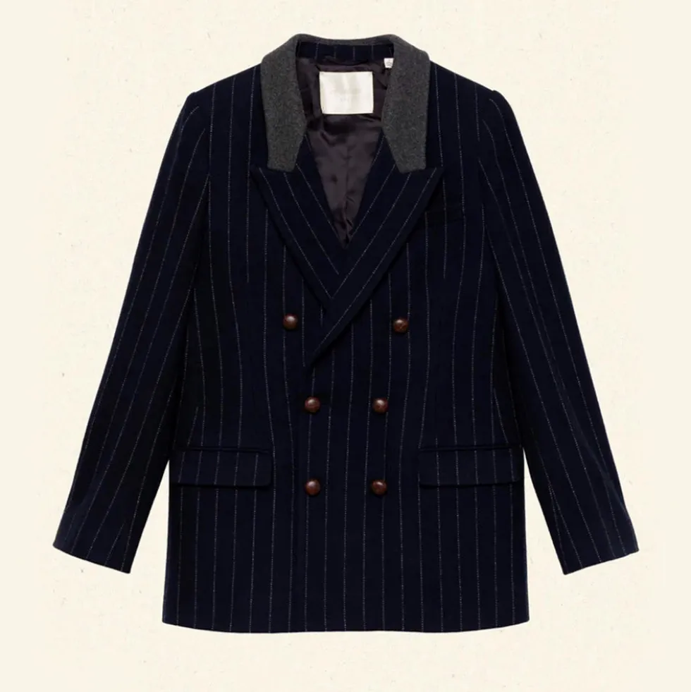 Dôen - Veste Blazer Duccio - Bleu à rayures