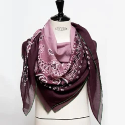 Destin - Foulard Sfumato - Pourpre