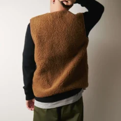 Direct Tannerie - Gilet Laine - Marron