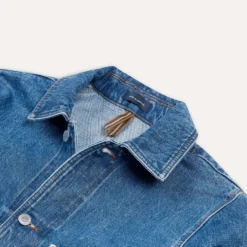 Drake's - Veste de Travail Selvedge - Bleach Wash