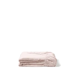 Drap-housse en gaze de coton - Rose de Bagatelle