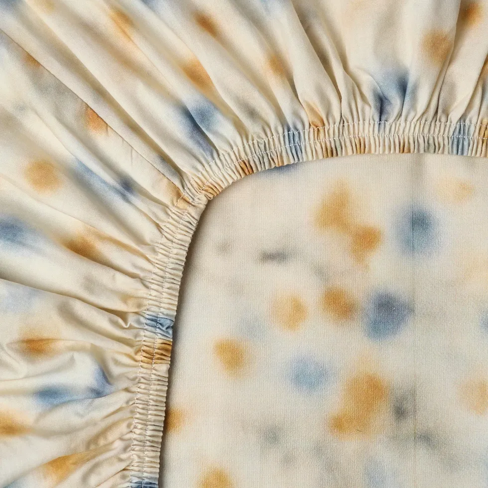 Drap-housse en percale de coton - Tataki Herbier