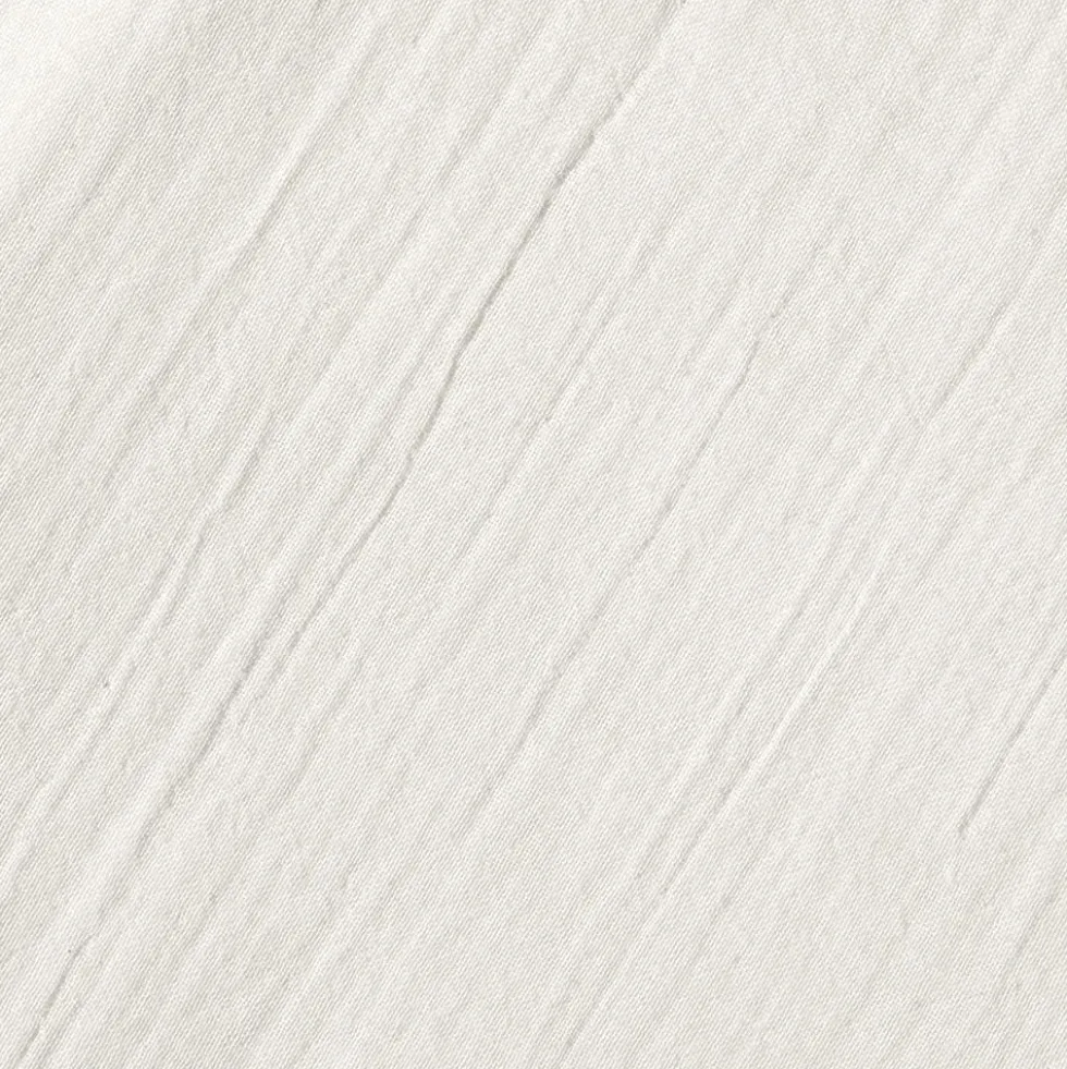 Drap plat en gaze de coton - Blanc de Meudon