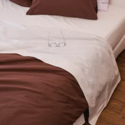 Drap plat en percale de coton - Souvenir