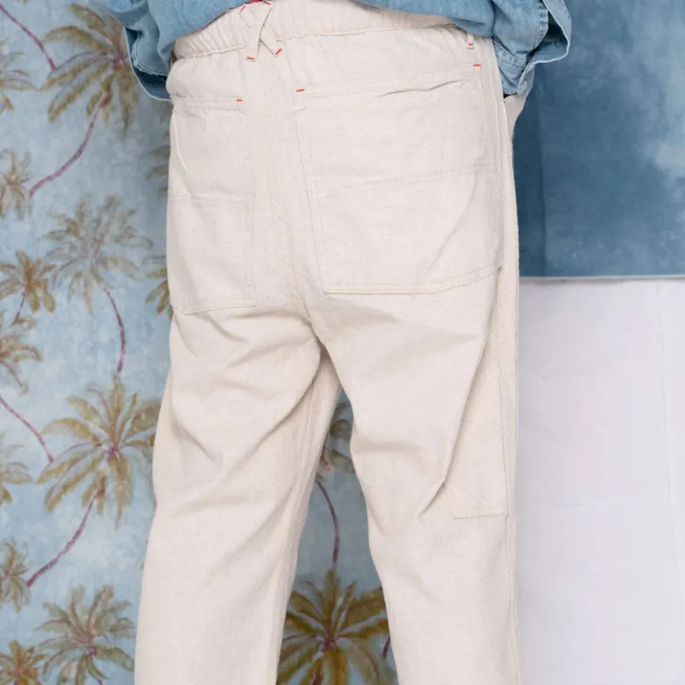 Dr Collectors - Pantalon Carpenteur - Naturel