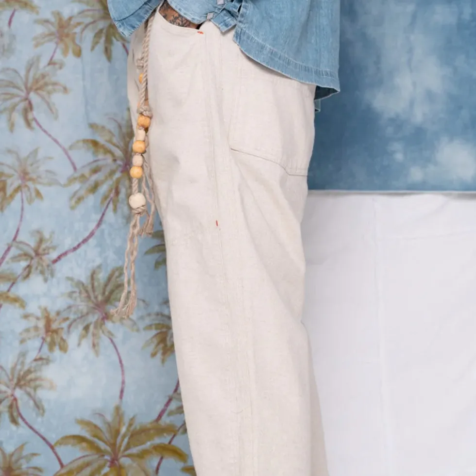 Dr Collectors - Pantalon Carpenteur - Naturel