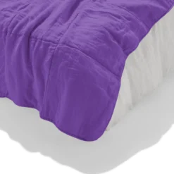 Édredon en 100% lin lavé - Violet Orage