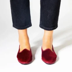 Drogheria Crivellini - Ballerines Jane Velvelt - Bordeaux