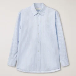 Dunst - Chemise Oversize à Rayures - Bleu Ciel