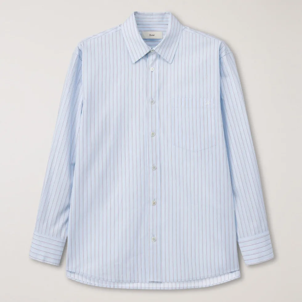Dunst - Chemise Oversize à Rayures - Bleu Ciel