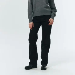 Dunst - Jeans Essential Straight Full Length - Noir