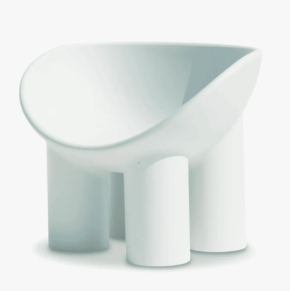 Fauteuil Roly Poly - Concrete White - Driade