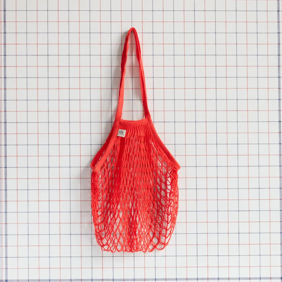 Filet à provisions - Rouge Anémone