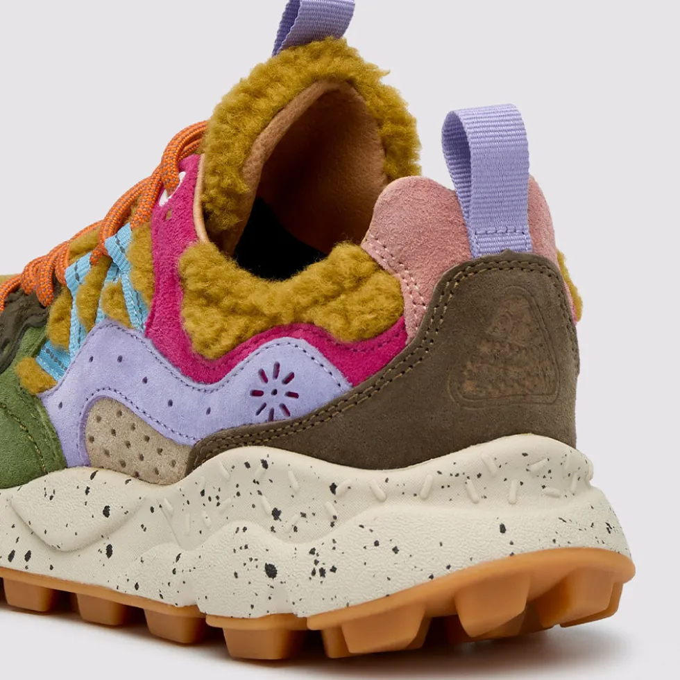 Flower Mountain - Baskets Yamano 3 Woman - Marron/ violet
