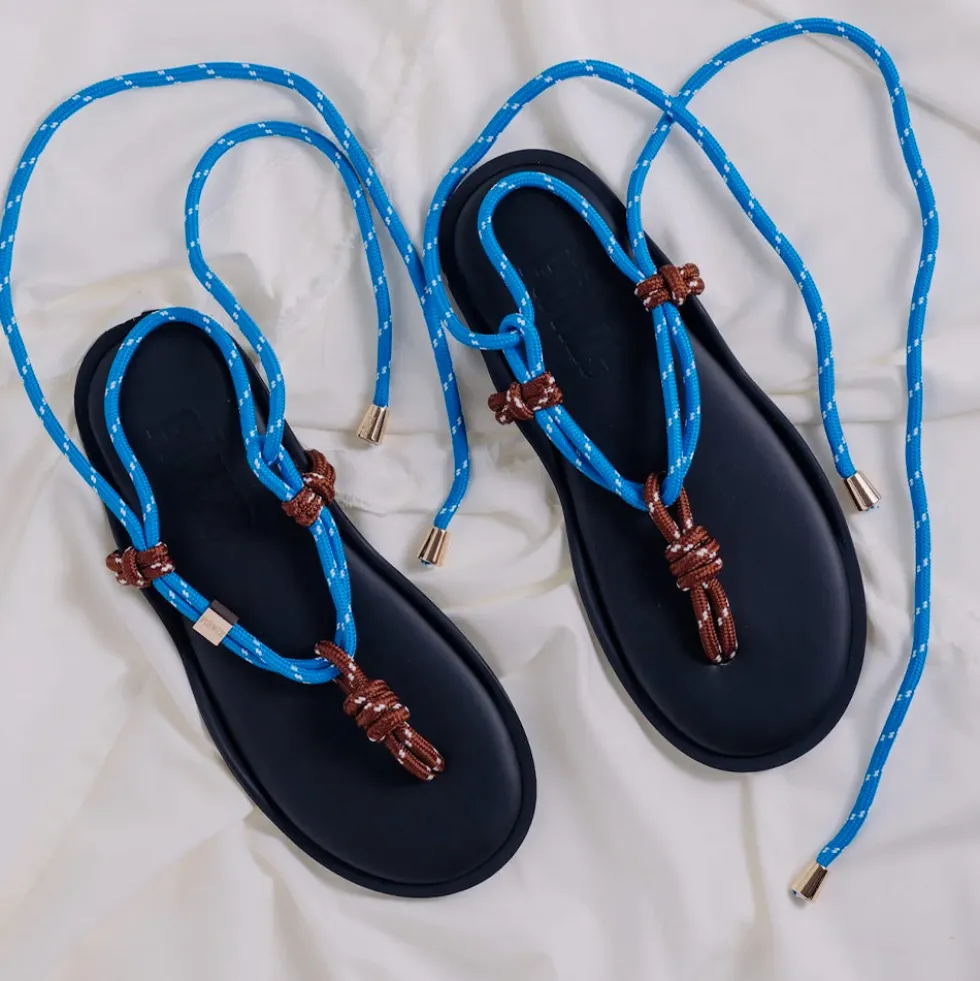 FLOWZE - Sandale Flo Twin - Bleu Marron