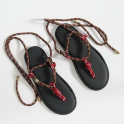 FLOWZE - Sandale Flo Twin - Framboise Marron