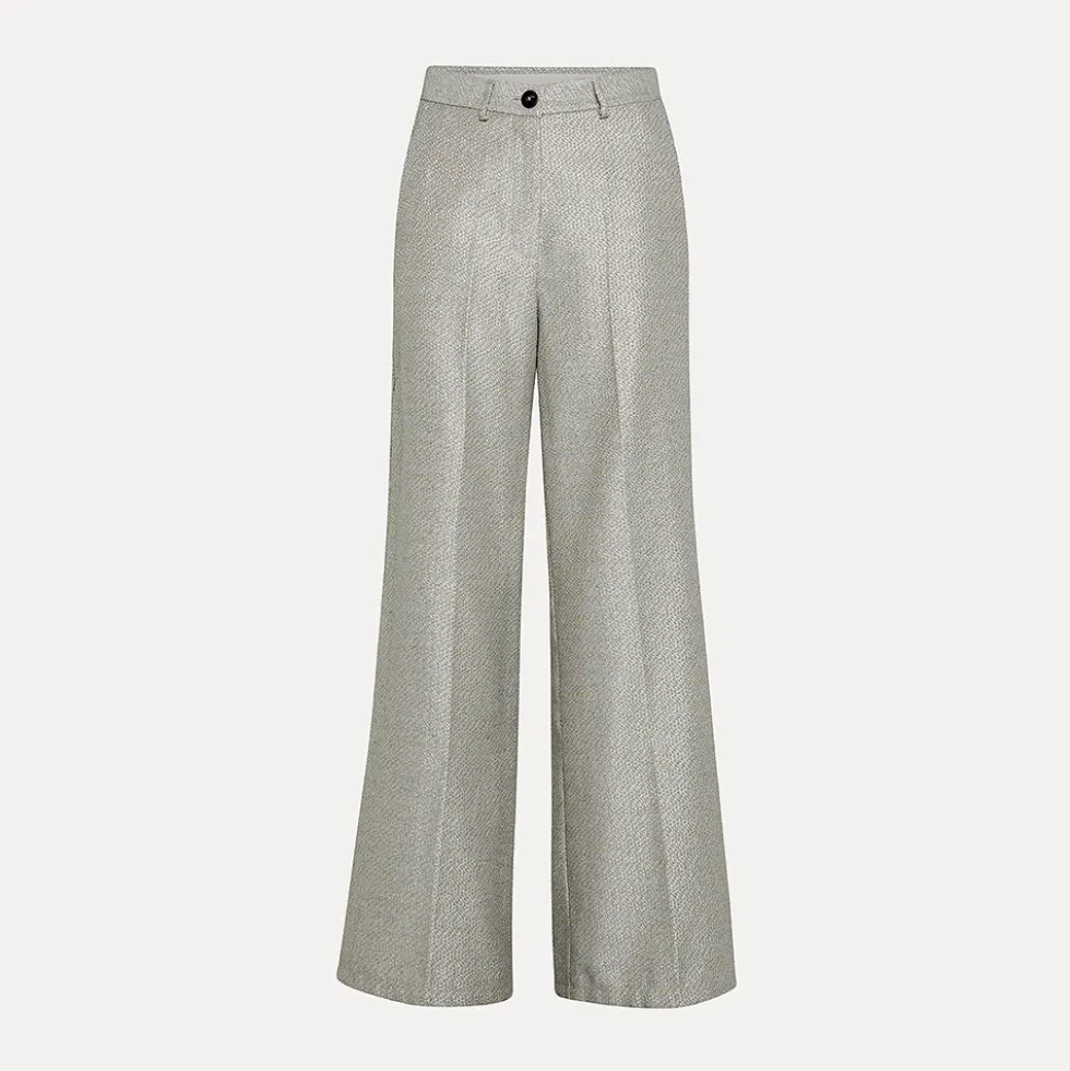 Forte_Forte - Pantalon Large - Argenté