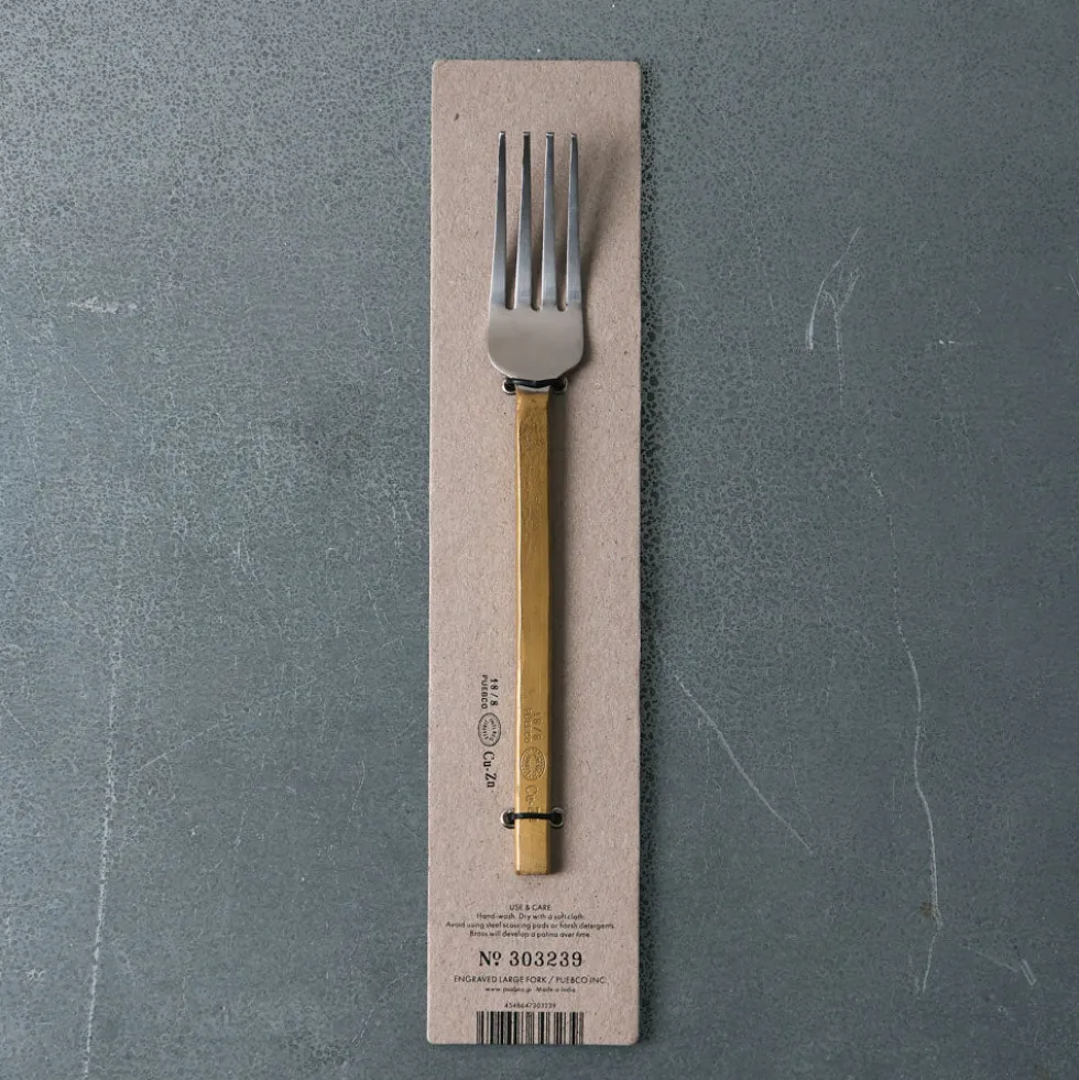 Fourchette gravée - Puebco