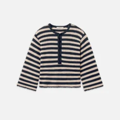 Frame - Pull Captain - Crème & Marine