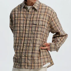 Frizmworks - Chemise Uneven Check - Jaune