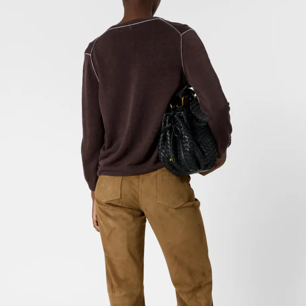 Gerard Darel - Gilet Lorys - Marron