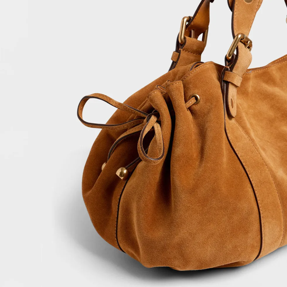 Gerard Darel - Sac en cuir Le 24h Folk - Renard