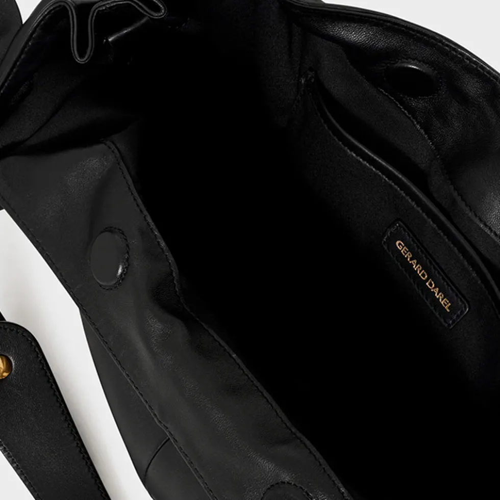Gerard Darel - Sac en cuir Le Mini Kate - Noir