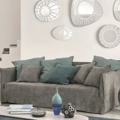 Gervasoni - Canapé Ghost n°114 - Lin Blanc