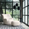 Gervasoni - Fauteuil Loll 09 G - Blanc