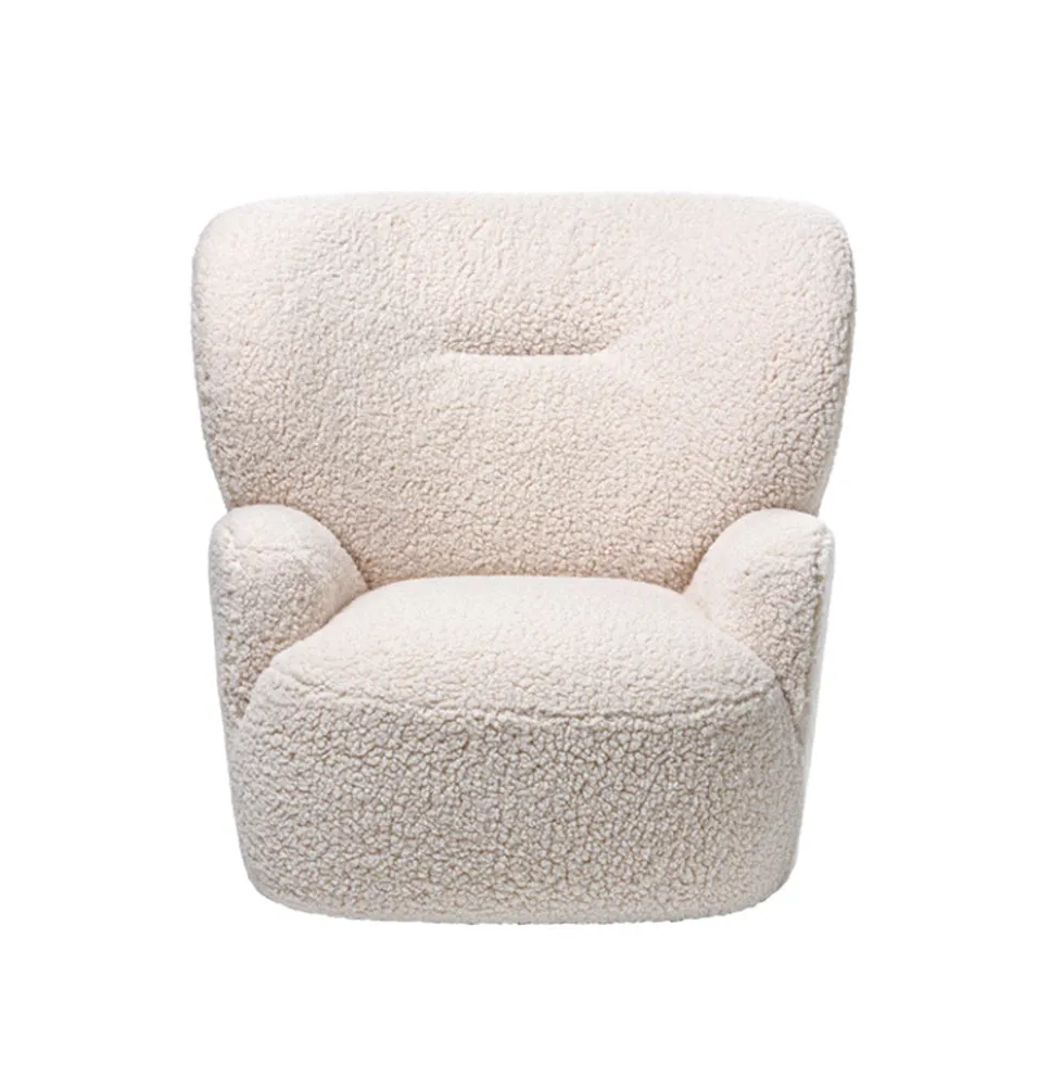 Gervasoni - Housse de fauteuil Loll n°09G - Lin Blanc
