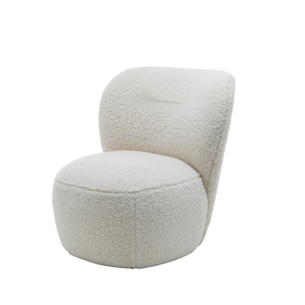 Gervasoni - Housse de fauteuil Loll n°07F - Lin Blanc