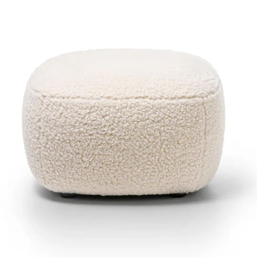 Gervasoni - Housse de pouf Loll n°08 - Lin Blanc