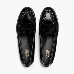 GH Bass - Mocassins Weejun Penny Weave - Noir