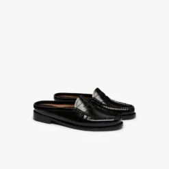 GH Bass - Mocassins Weejun Penny Slide - Noir