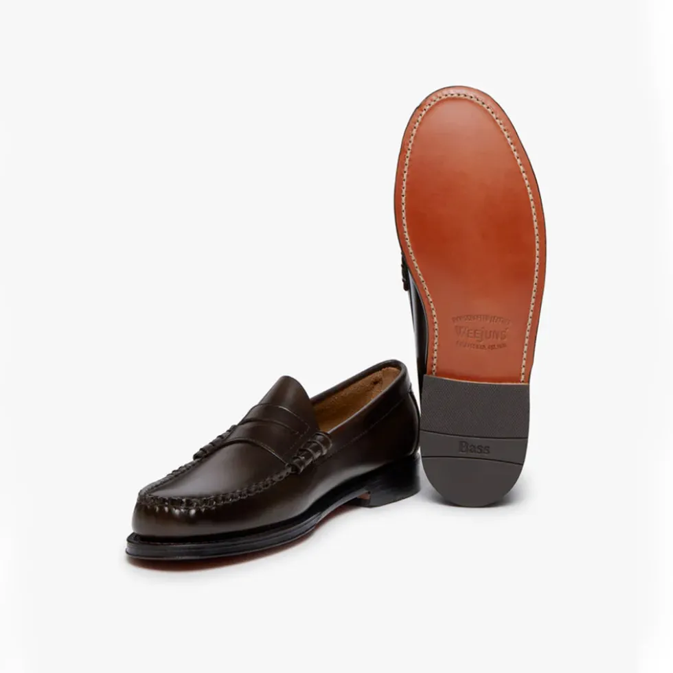 GH Bass - Mocassins Weejuns Penny - Chocolat