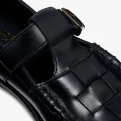 GH Bass - Sandales Weejun Fisherman - Noir