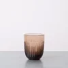 Gobelet en verre pressé - Ouessant - Moka