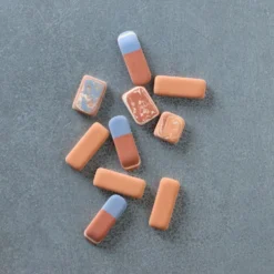 Gomme Pebble - Bicolore