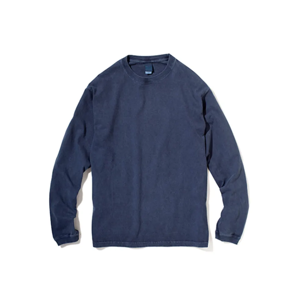 Good On - T-shirt Manches Longues Crew - Marine