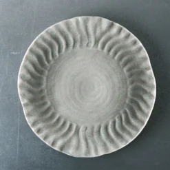 Grande assiette creuse - Céladon