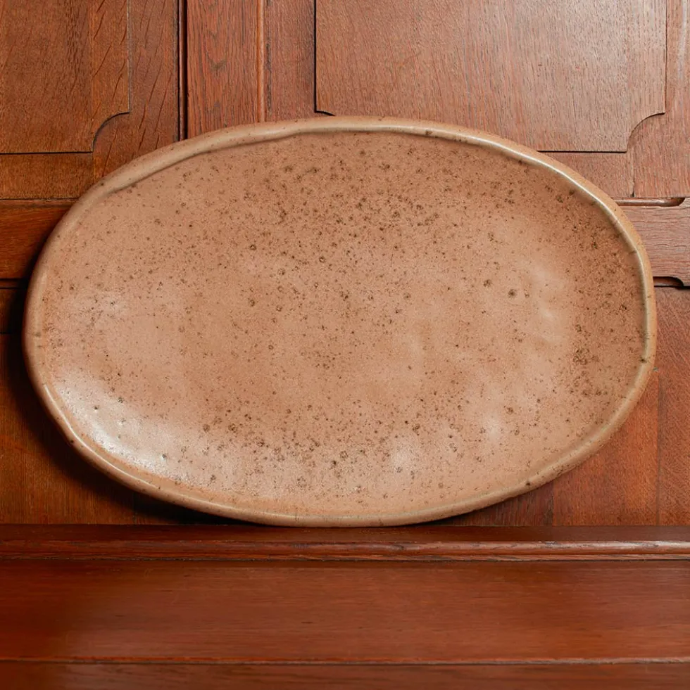 Grand plat Nativia - Moutarde