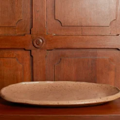 Grand plat Nativia - Moutarde