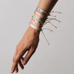 Guanabana x Merci - Bracelet Cœur - Rose