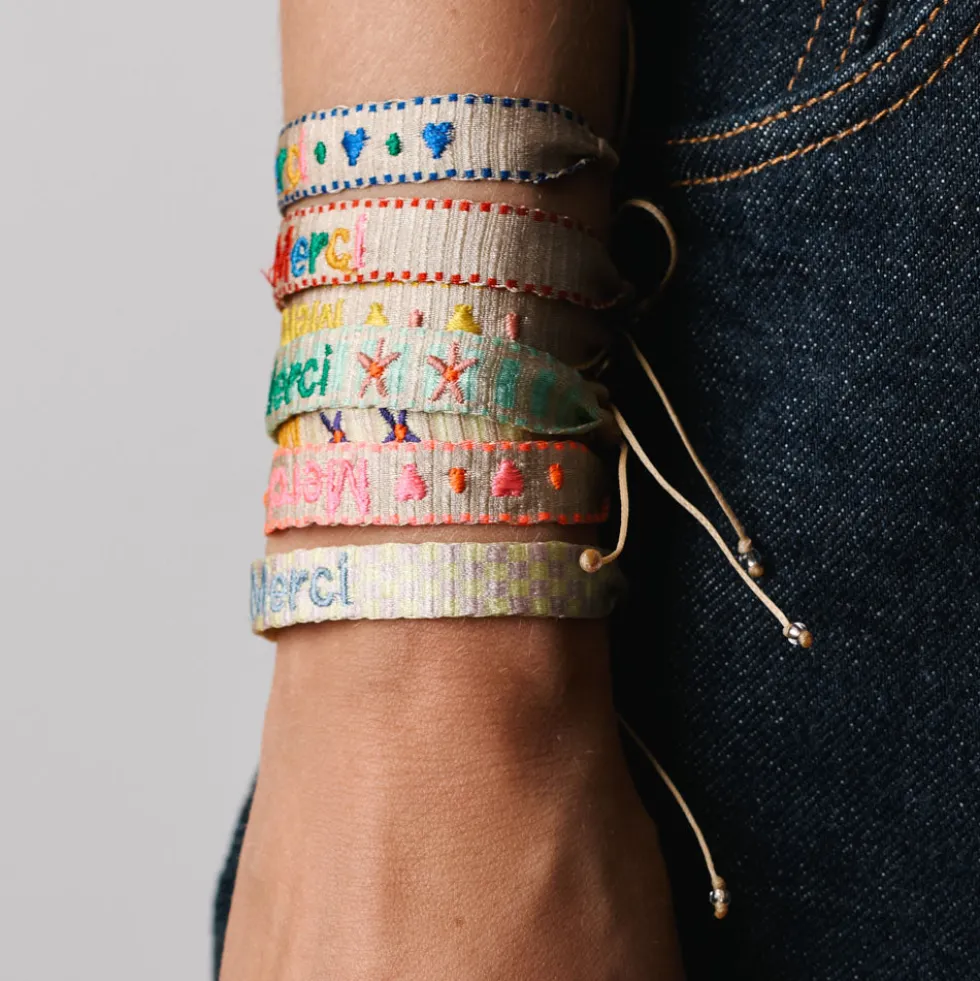 Guanabana x Merci - Bracelet Cœur - Jaune
