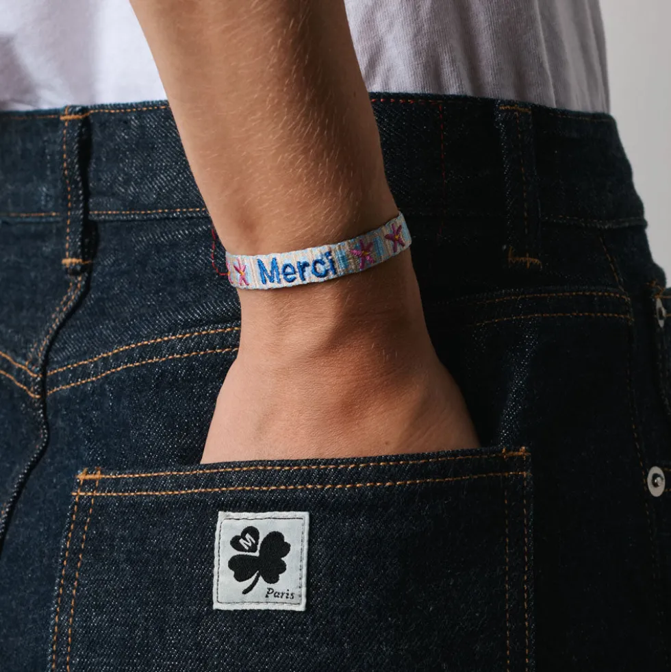 Guanabana x Merci - Bracelet Etoiles - Mauve