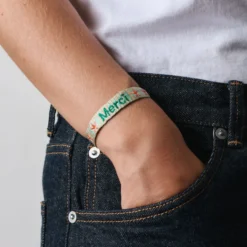 Guanabana x Merci - Bracelet Etoiles - Rose