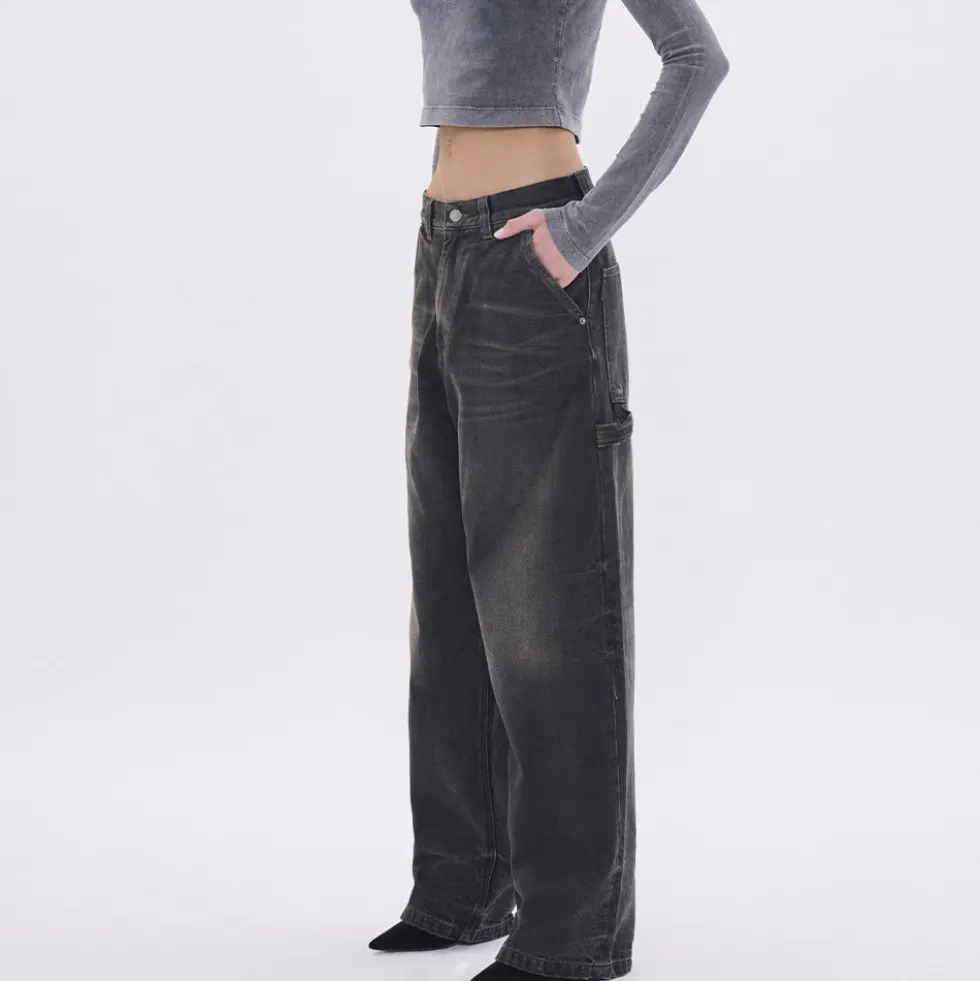 Haikure - Jeans Sibilla - Noir Vintage